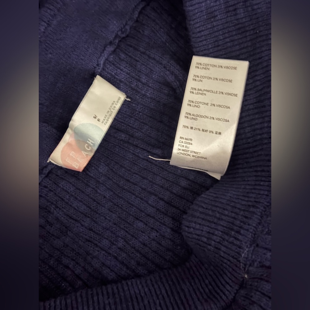 Free People FP Beach Justine Set Ribbed Knit Lounge Sweater Jogger Set Cozy WFH - Picture 12 of 16